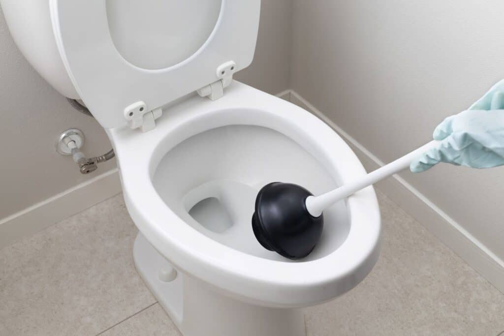Use a Plunger To Unclog A Toilet